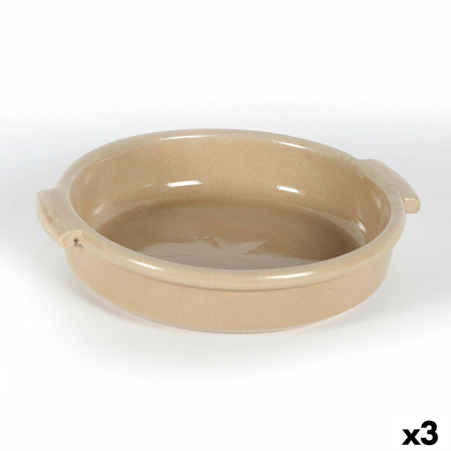 Kochtopf Anaflor aus Keramik Braun (Ø 21 cm) (3 Stück)