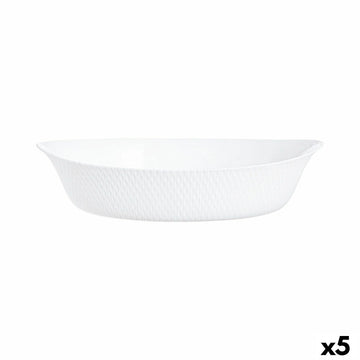 Kochschüssel Luminarc Smart Cuisine 32 x 20 cm Weiß Glas (6 Stück)