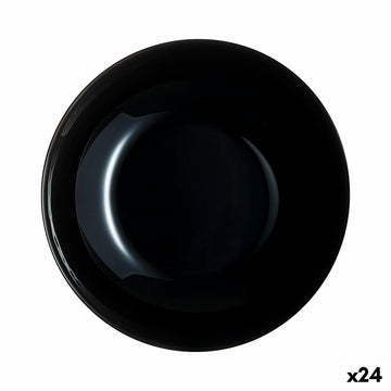 Suppenteller Luminarc Zelie Schwarz Glas 20 cm (24 Stück)