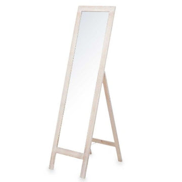 Standspiegel Holz natürlich 40 x 145 x 40 cm