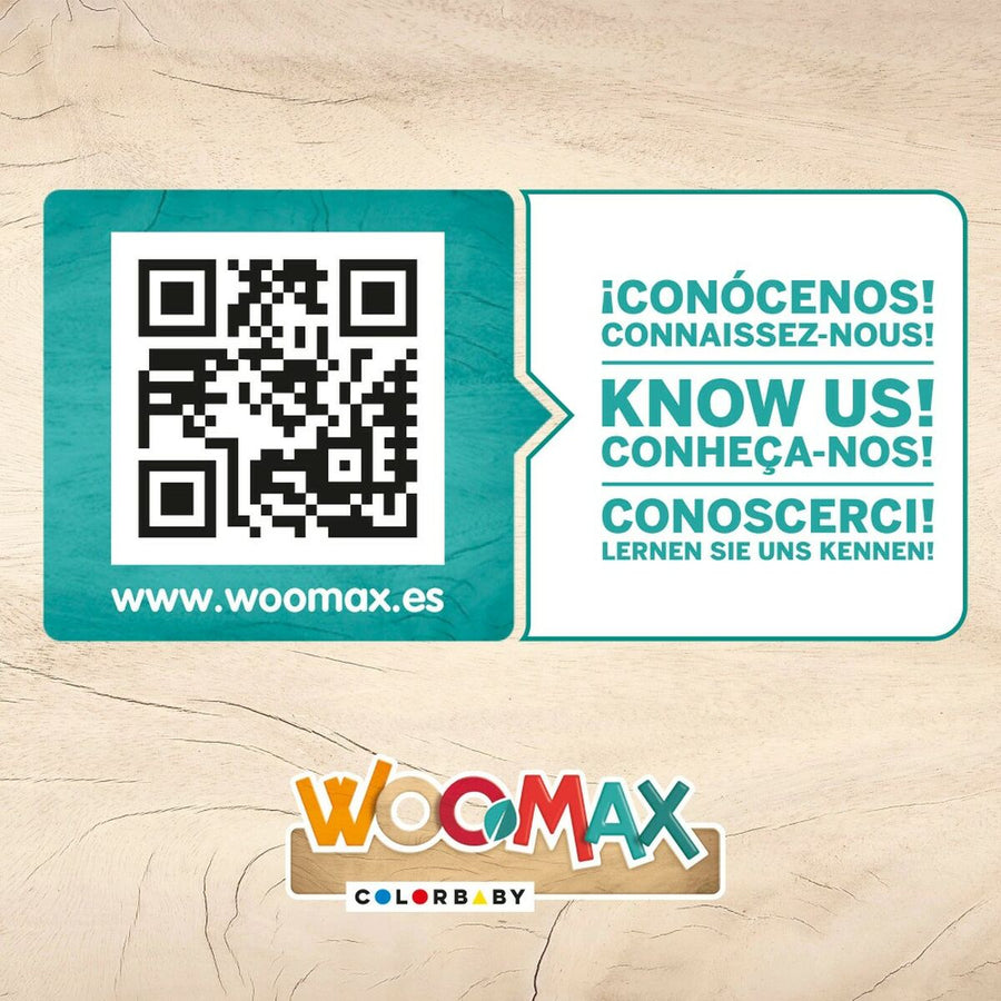 Lernspiel Woomax 28,5 x 14,5 x 7,5 cm (6 Stück)