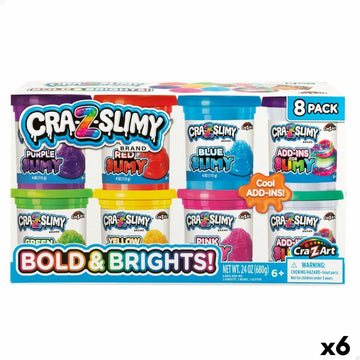 Knetspiel Cra-Z-Art Bold&Brights (6 Stück) Slime