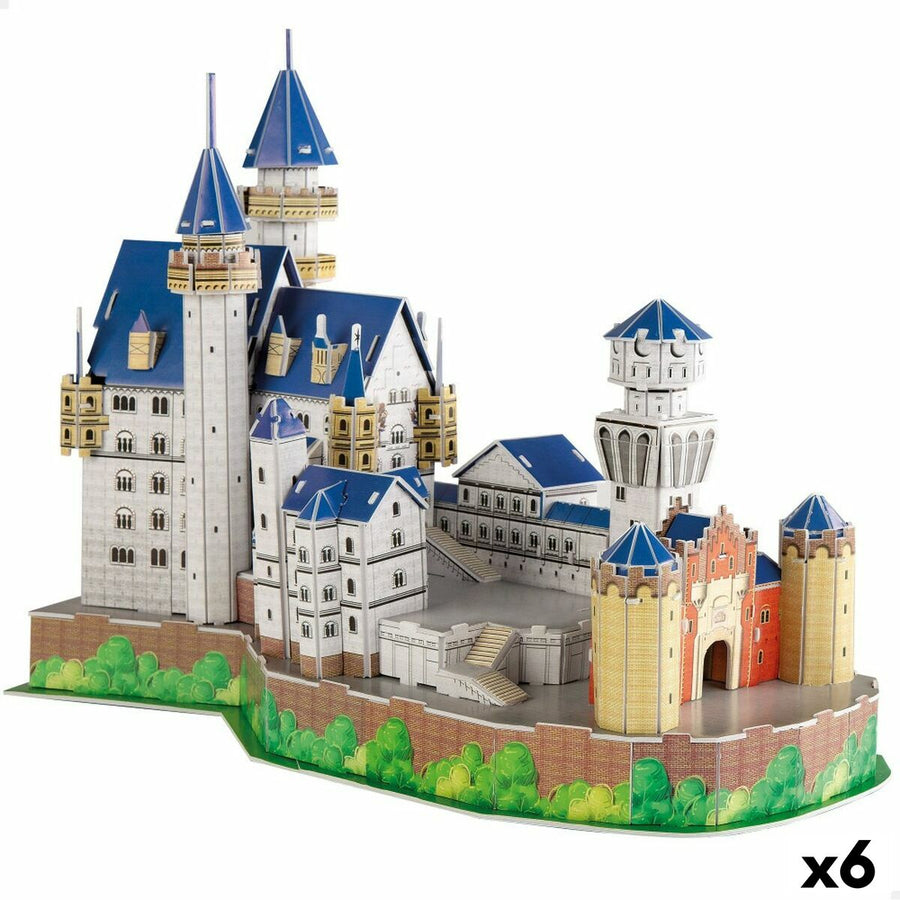 3D Puzzle Colorbaby New Swan Castle 95 Stücke 43,5 x 33 x 18,5 cm (6 Stück)