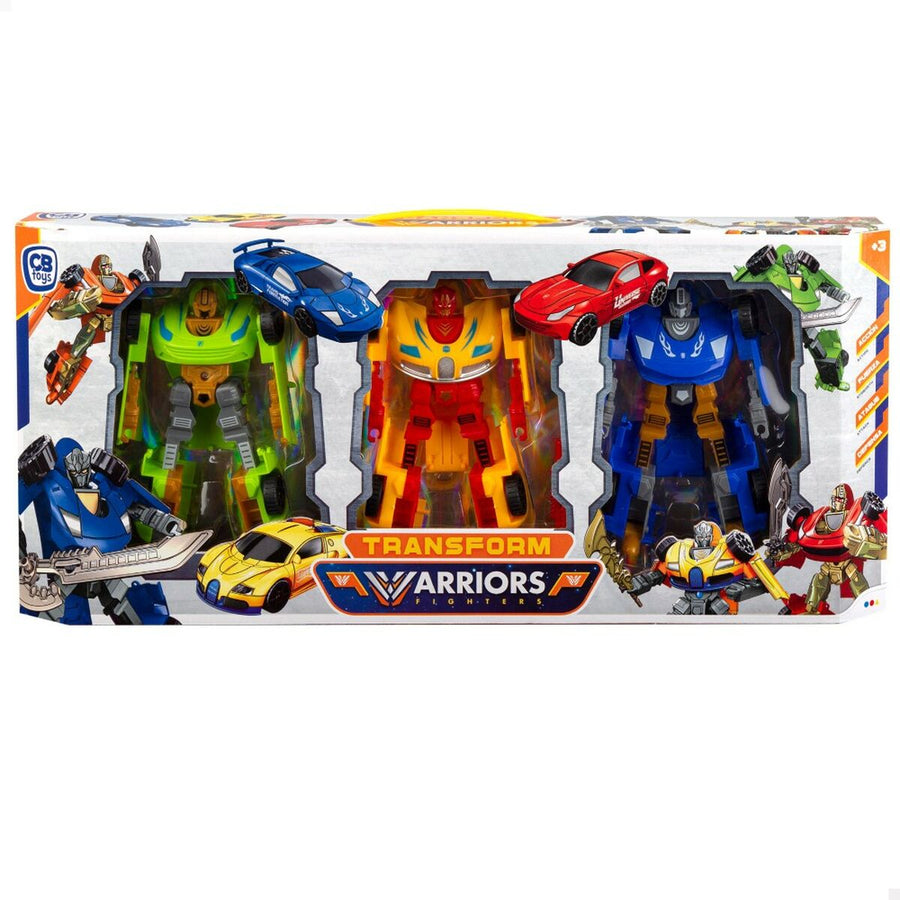 Roboter Colorbaby Transform Warriors 9 x 14,5 x 4,5 cm Auto