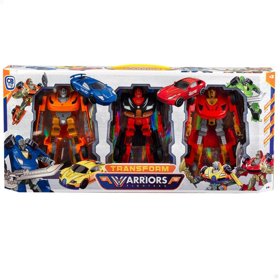 Roboter Colorbaby Transform Warriors 9 x 14,5 x 4,5 cm Auto