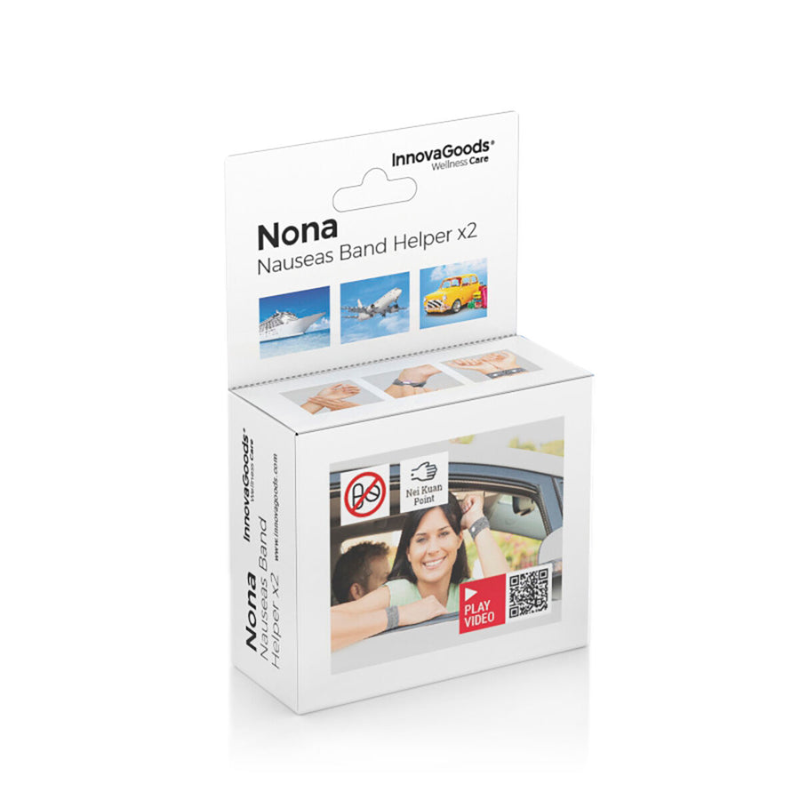 Anti-Schwindel-Armband mit Nei-Kuan Druckpunkt Nona InnovaGoods (2Er pack)