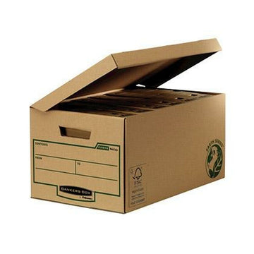 Datei-Box Fellowes MAXI mit Deckel Braun Recycelter Karton (39 x 58 x 29,3 cm)