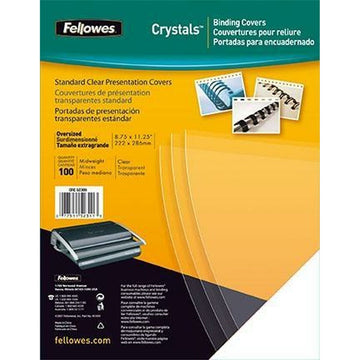Buchbinderhüllen Fellowes Crystals Durchsichtig PVC A4 (100 Stück)