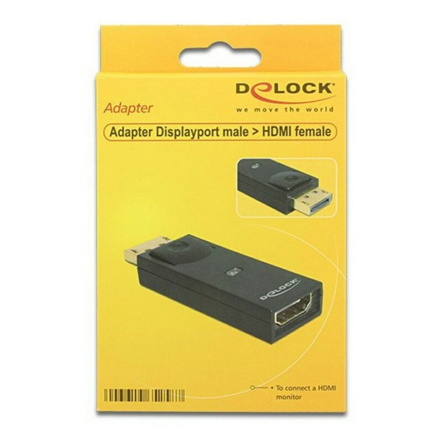 DisplayPort-zu-HDMI-Adapter DELOCK 65258 Schwarz