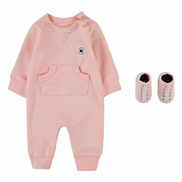 Baby-Sportset Converse Chuck Patch Coverall Rosa