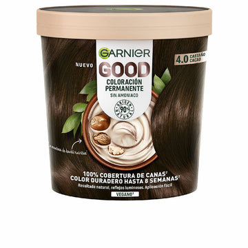 Dauerfärbung Garnier Good Cocoa Kastanie Nº 4.0 (1 Stück)