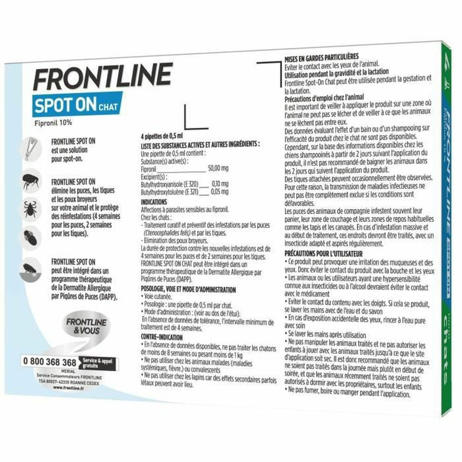 Antiparasiten Frontline Katze 0,5 ml 4 Stück