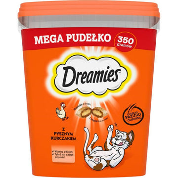Snack für Katze Dreamies Mega 2 x 350 g Huhn Käse 350 g