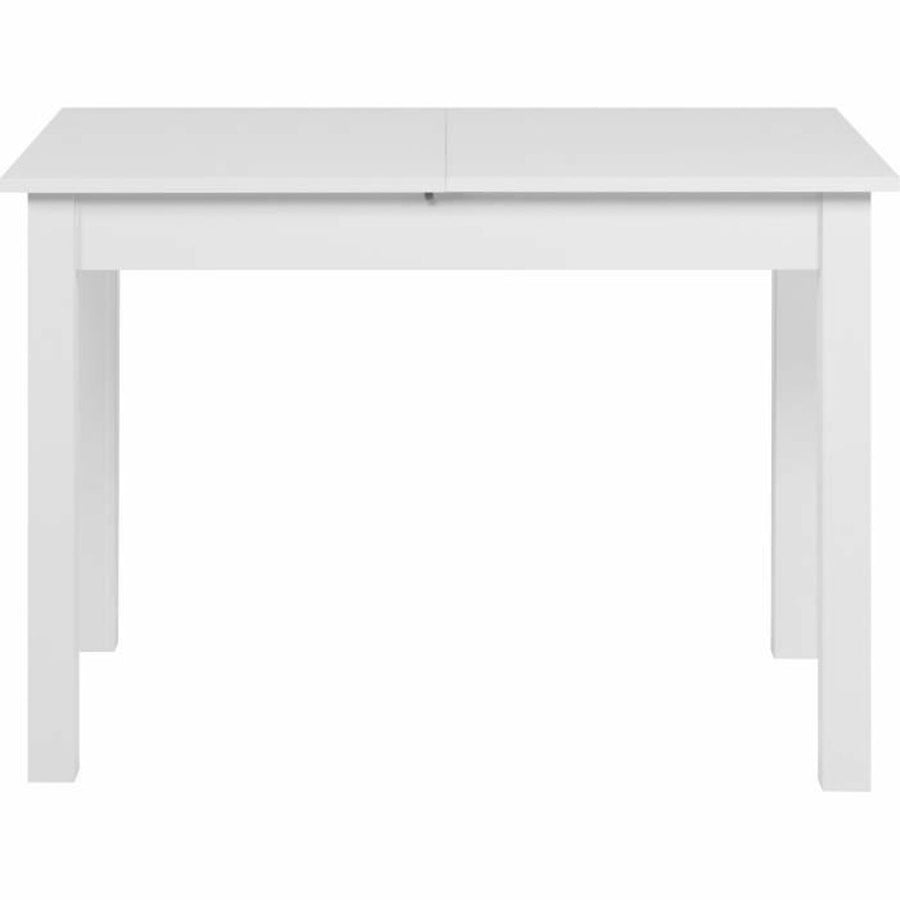 Asuziehbarer Tisch 110/150 x 75 x 70 cm Weiß Metall