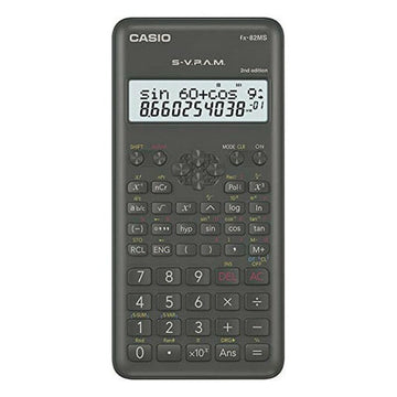 Wissenschaftlicher Taschenrechner Casio FX-82 MS2 Schwarz Dunkelgrau Kunststoff