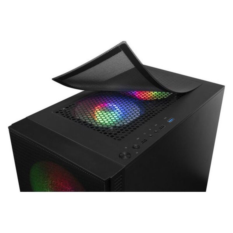 ATX/mATX Semi-Tower Rechner Mars Gaming LED RGB Micro ATX LED RGB