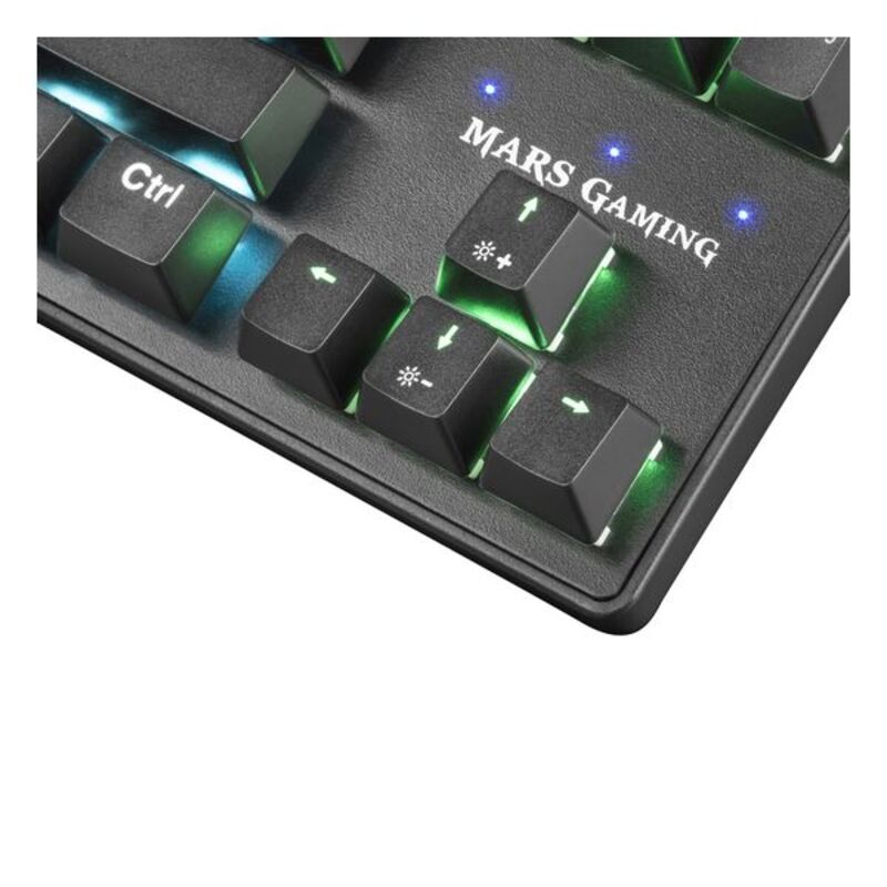 Gaming Tastatur Mars Gaming MKXTKLR Schwarz