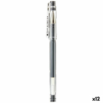 Gel-Stift Pilot G-TEC C4 Schwarz 0,2 mm (12 Stück)