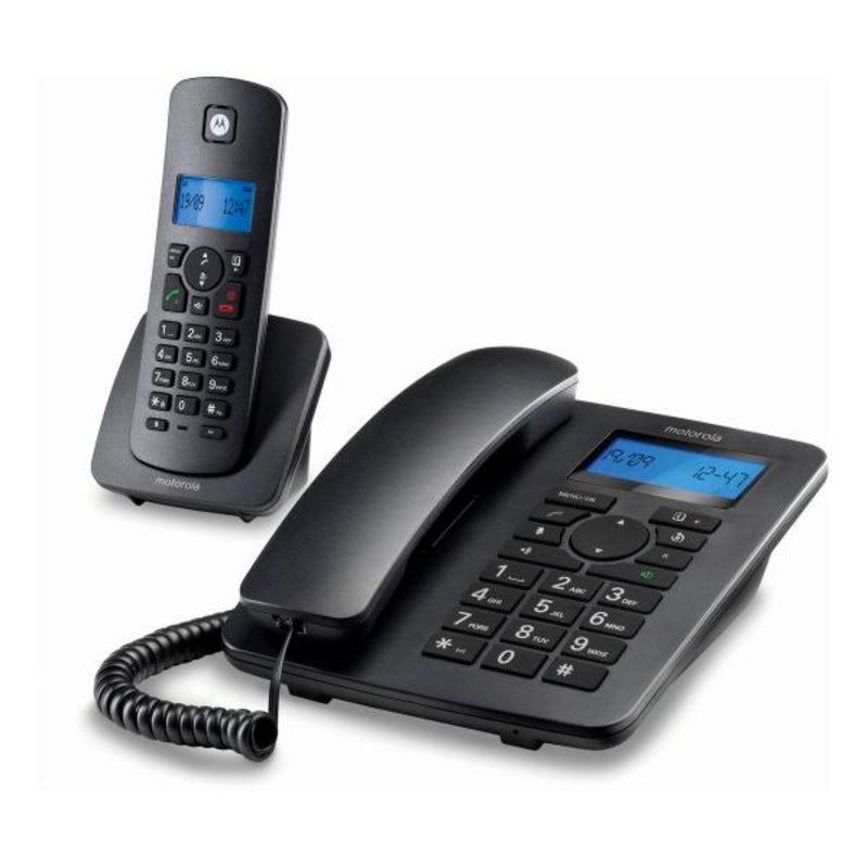 Festnetztelefon Motorola C4201 Combo DECT (2 pcs) Schwarz