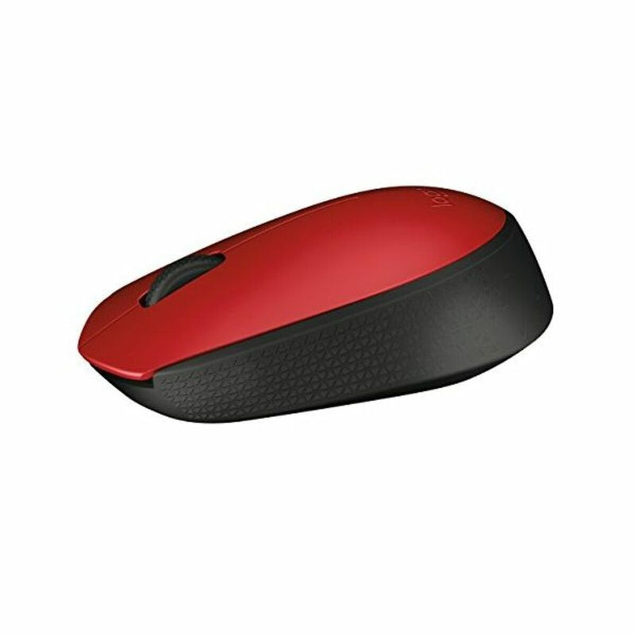Schnurlose Mouse Logitech M171 1000 dpi Schwarz Rot