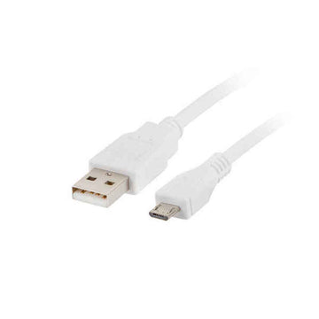 Kabel Micro USB Lanberg 480 Mb/s Weiß