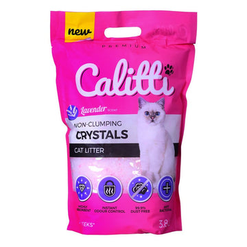 Katzenstreu Calitti Crystal Lavender Lavendel 3,8 L