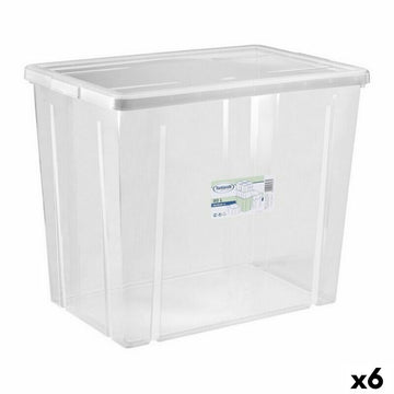 Aufbewahrungsbox mit Deckel Tontarelli Linea box 80 L 59 x 39 x 48 cm (6 Stück)