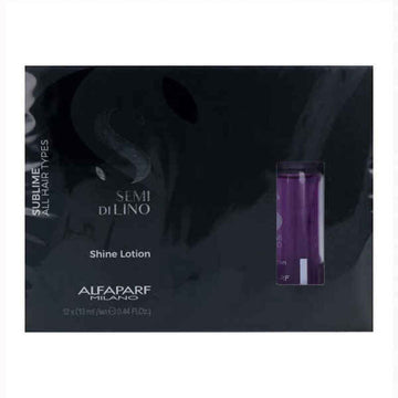 Schützende Haarpflege-Kur Semi di Lino Sublime Shine Lotion Alfaparf Milano (12 x 13 ml)