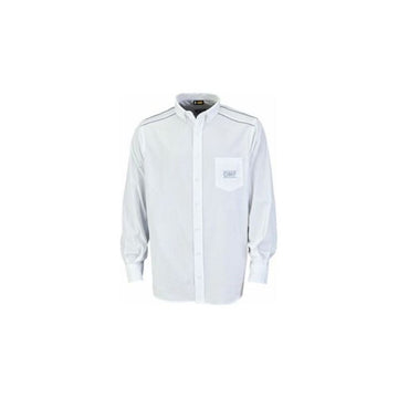 Herren Langarm-Hemd OMP Weiß