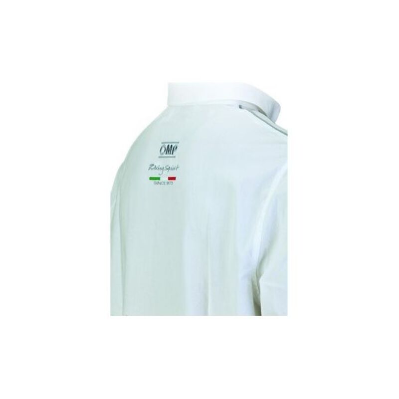 Herren Langarm-Hemd OMP Weiß