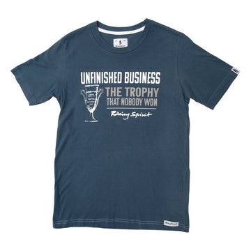Herren Kurzarm-T-Shirt OMP Slate Unfinished Business Dunkelblau