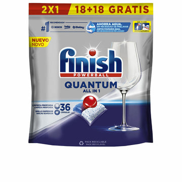 Tabs für Spülmaschine Finish Quantum (36 Stück)