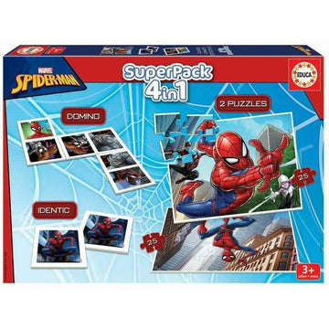 Lernspiel Educa Superpack Spider-man Bunt (1 Stücke)