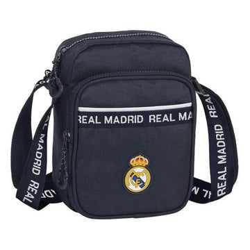 Schultertasche Real Madrid C.F. Marineblau (16 x 22 x 6 cm)