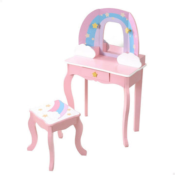 Schminktisch mit Sitzbank Teamson Rosa Spielzeug 62,5 x 98,5 x 32 cm