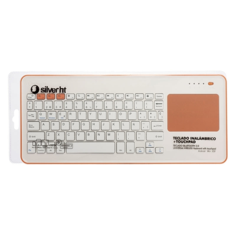 Drahtlose Tastatur Silver Electronics