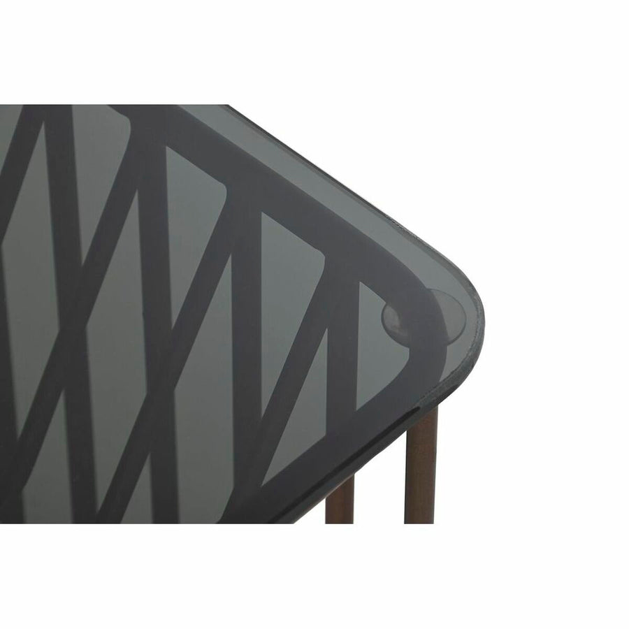 2nd-Set Tischchen DKD Home Decor Schwarz Kupfer 52 x 52 x 44 cm