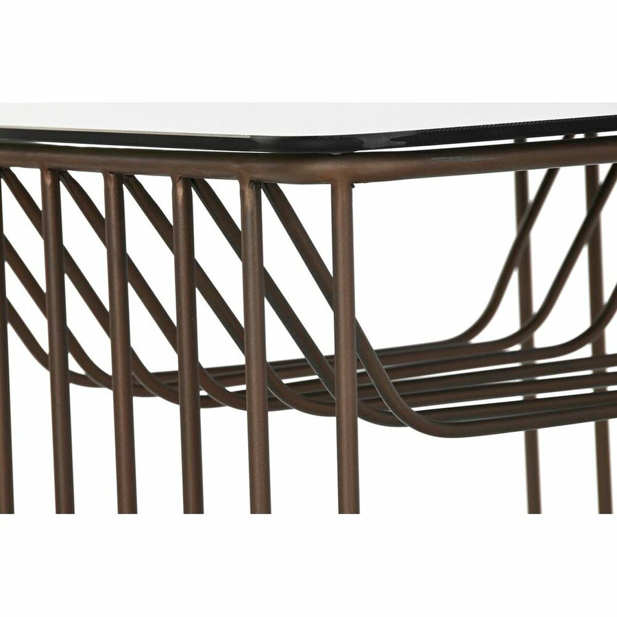 2nd-Set Tischchen DKD Home Decor Schwarz Kupfer 52 x 52 x 44 cm