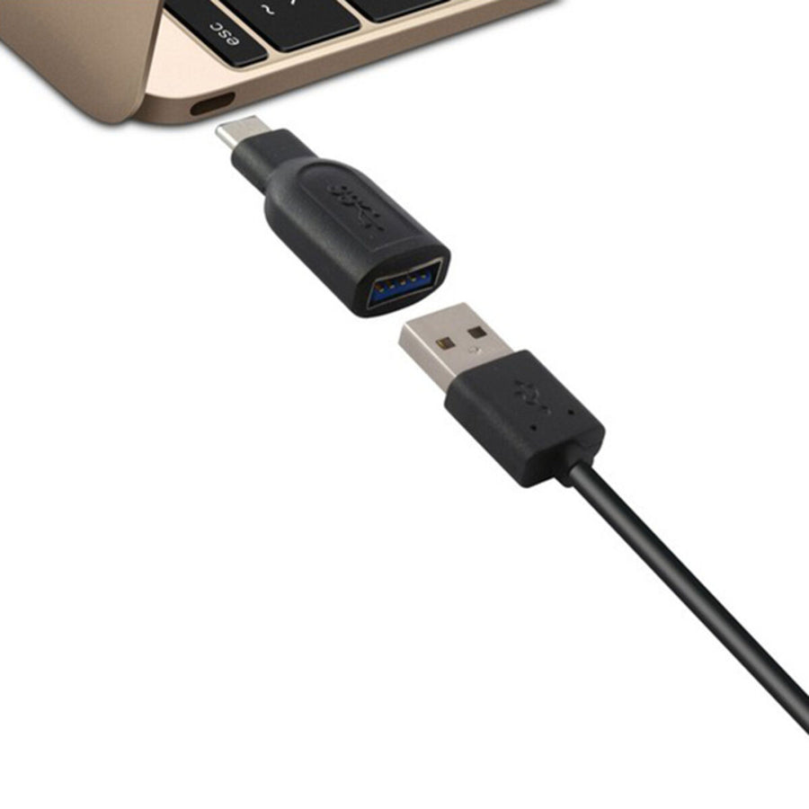 USB 3.0-zu-USB-C 3.1-Adapter Schwarz