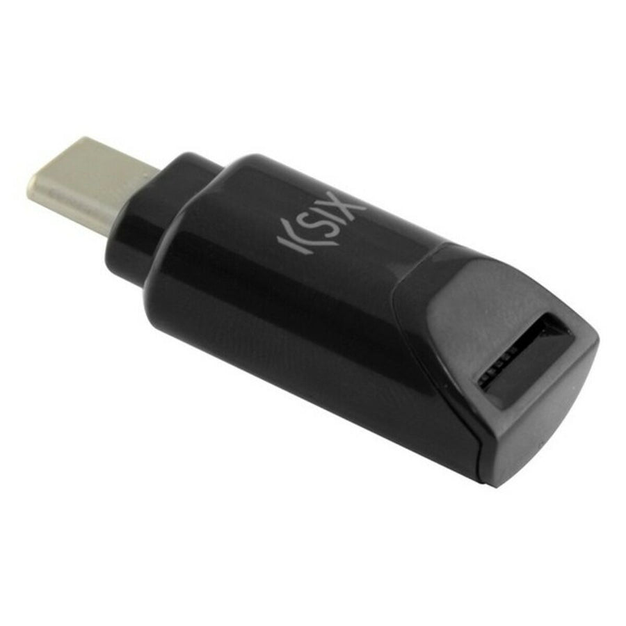 Micro SD-zu-USB-C-Adapter KSIX Schwarz