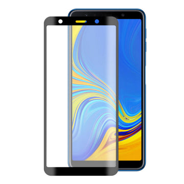 Bildschirmschutz aus Hartglas fürs Handy Samsung Galaxy A7 2018 Extreme 2.5D