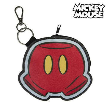 Geldbörse-Schlüsselanhänger Mickey Mouse 70401 Rot