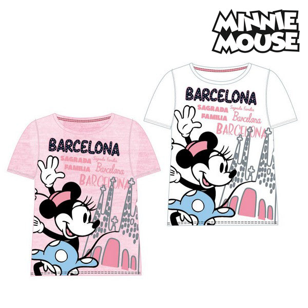 Kurzarm-T-Shirt für Kinder Barcelona Minnie Mouse 73847
