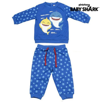 Trainingsanzug für Babys Baby Shark Blau