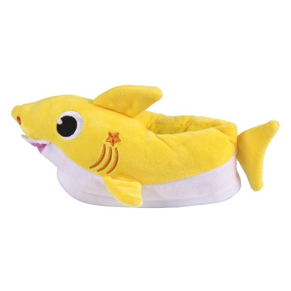 Hausschuhe für Kinder 3D Baby Shark Gelb