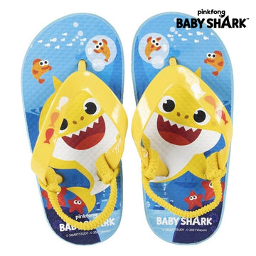 Flip Flops für Kinder Baby Shark Blau