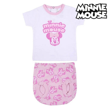 Bekleidungs-Set Minnie Mouse Weiß/Rosa