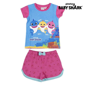 Schlafanzug Für Kinder Baby Shark Rosa