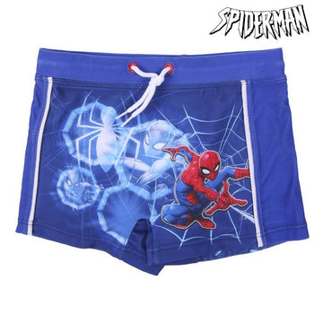 Jungen-Badeshorts Spiderman Blau