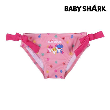 Bikiniunterteil für Mädchen Baby Shark Rosa
